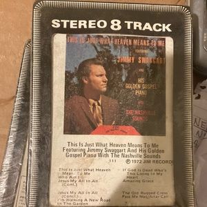 Vintage 8 track tapes never played in original. Wrapper. Must buy.